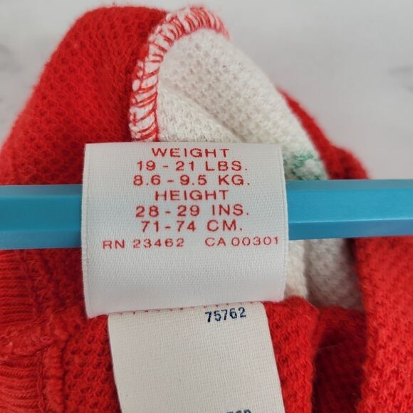 Buster Brown Vintage Sporty Jon Jon Short Overalls "Jogger" Red and White - Picture 9 of 12